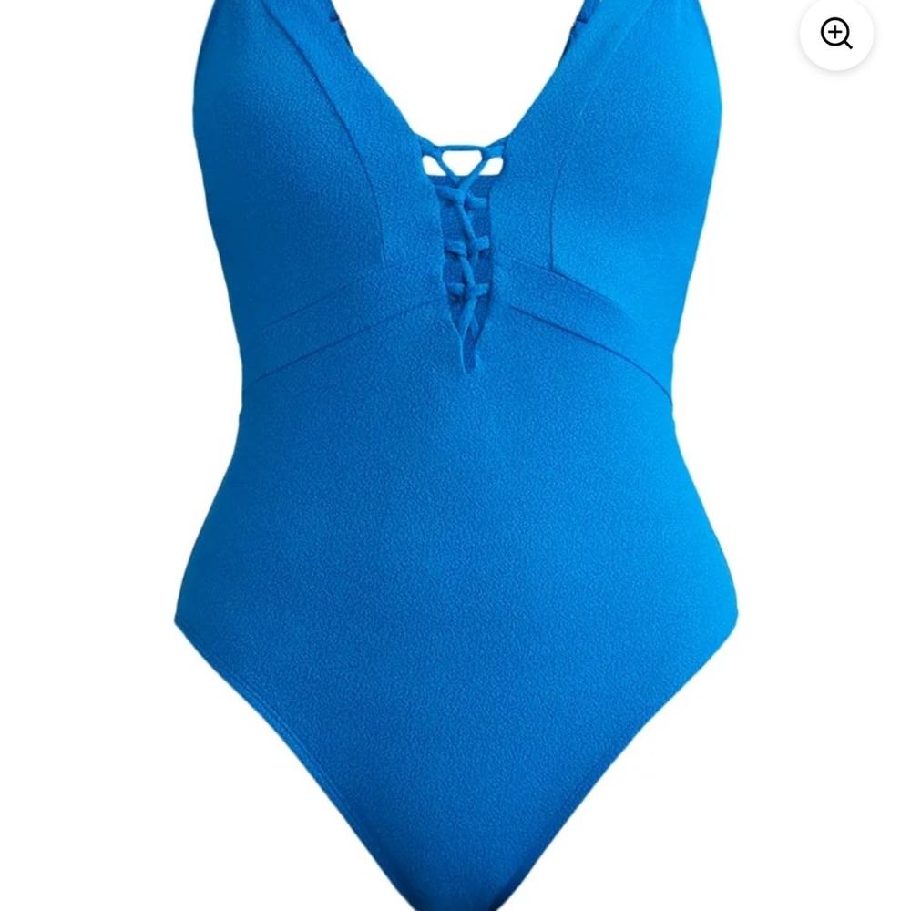 Jessica Simpson Blue One Piece Swimsuit